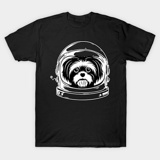 Dogstronaut the Dog Astronaut T-Shirt by Design Monster